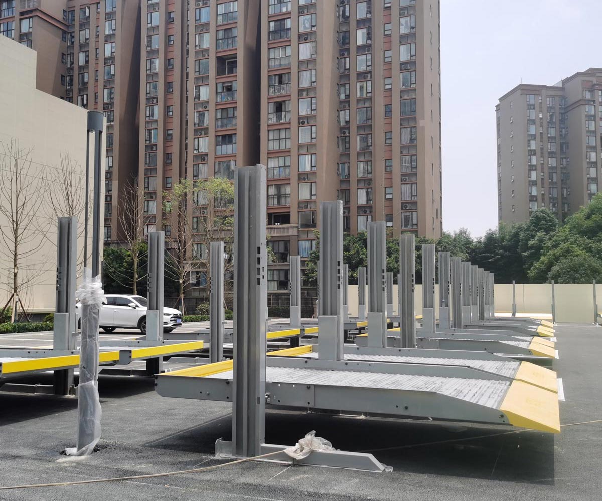 贵州省双层简易升降类机械式停车设备拆除