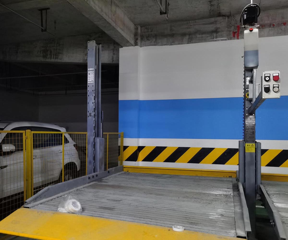 弥勒市PSH横移式立体停车场安装