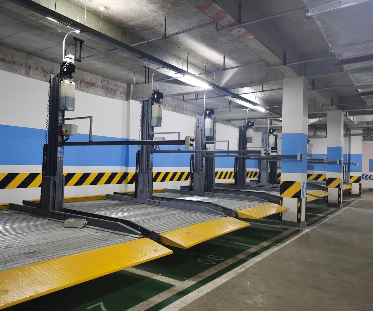 麻栗坡县双柱简易升降类机械立体停车设备