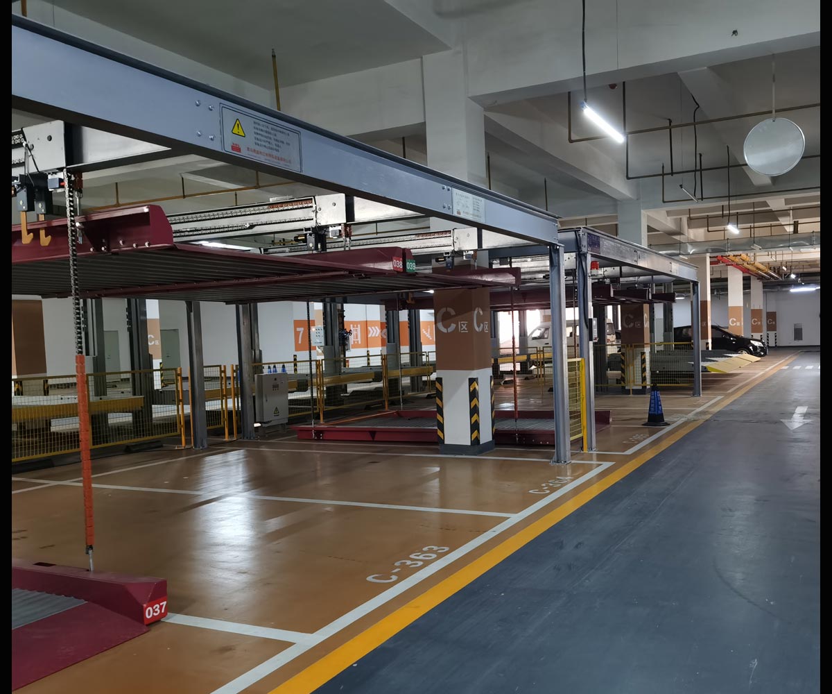临沧市地下室两层机械停车场