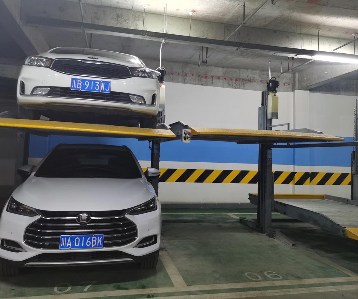 渭城区地下室简易升降类机械停车设备