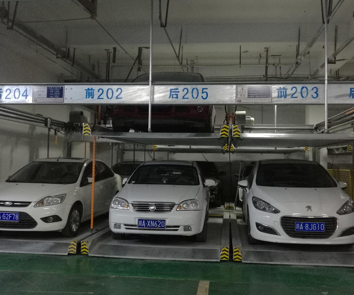 兰坪县PSH3三层升降横移机械式立体停车设备