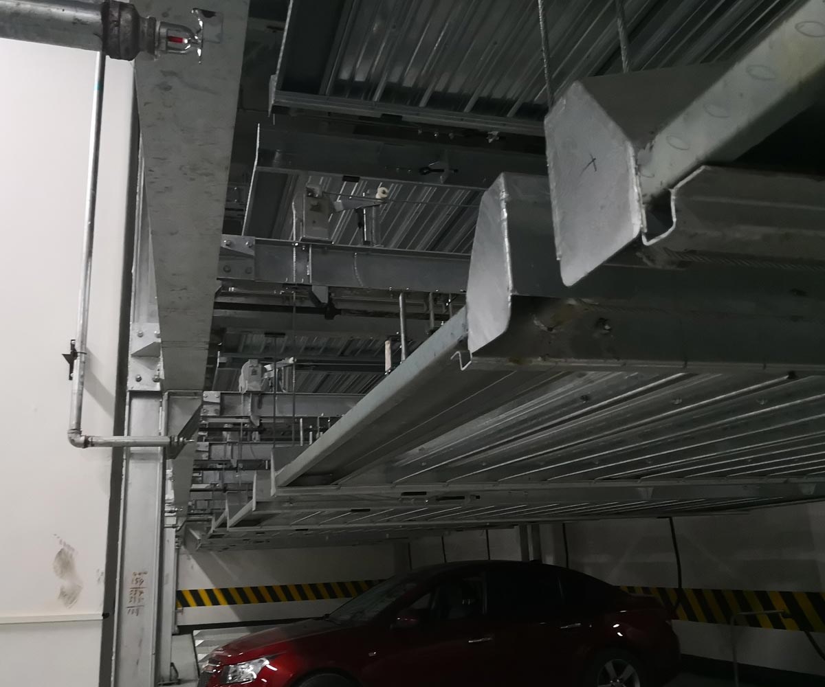 西山区PSH2二层升降横移机械式立体停车设备